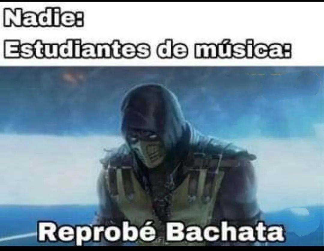 Yo y los que estudian música - meme