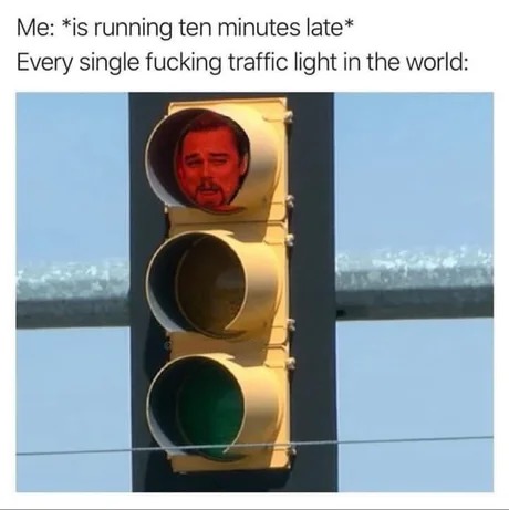 Red lights meme