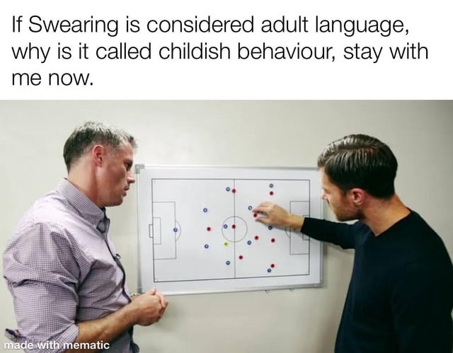 Swearing meme