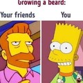 crescendo uma barba