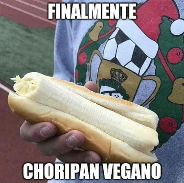 Chori vegano - meme