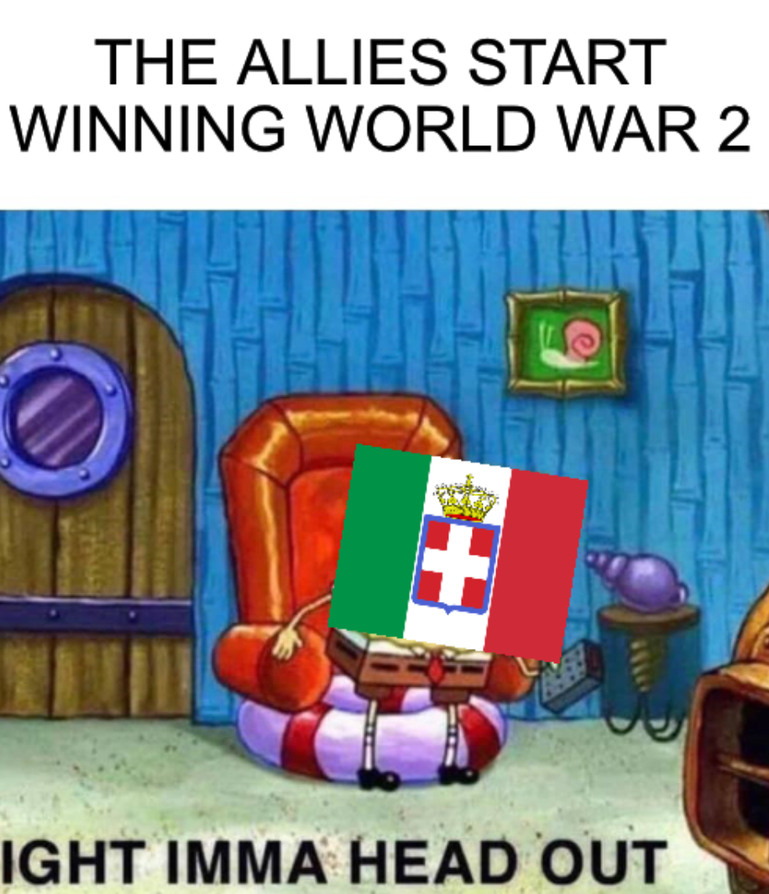 When the allies start winning.... - meme