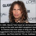 Steven Tyler forgets his own muscic