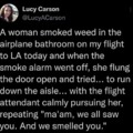 Weed and flight