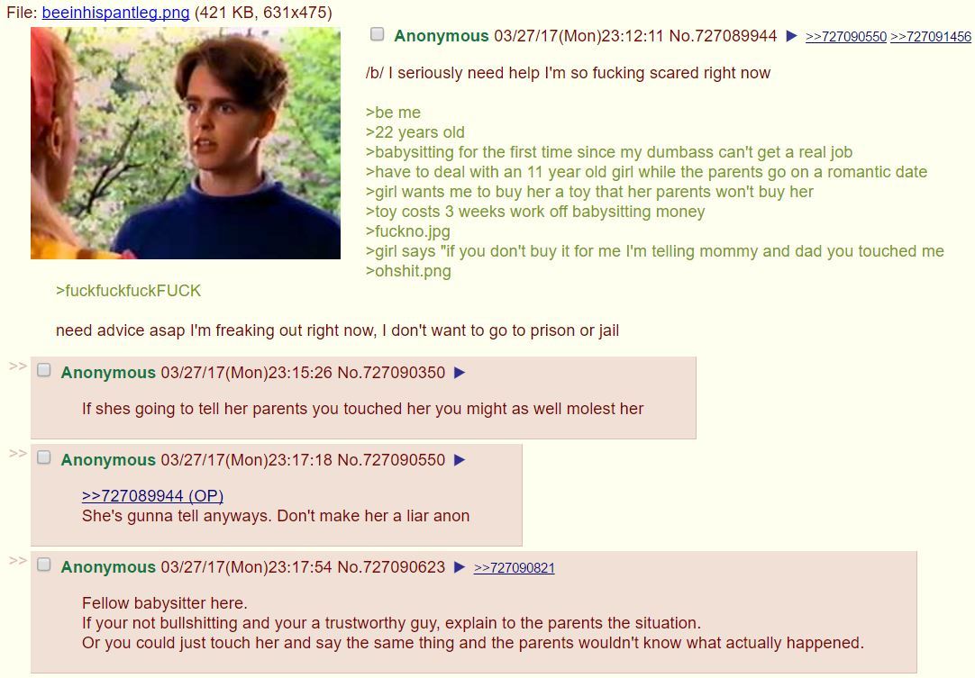 4chan, a place of normal healthy people. - meme