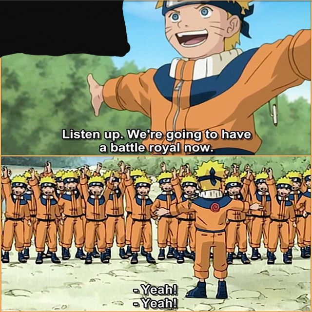 Naruto did it first - meme