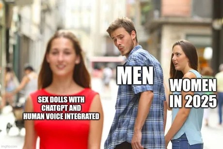 Sex dolls in 2025 - meme