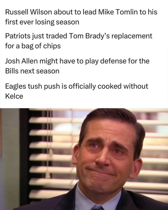 NFL right now (March 2024) - meme