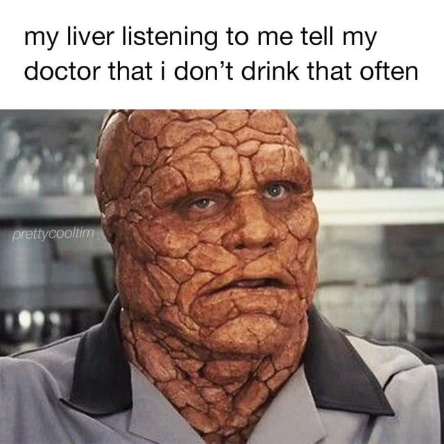 liver problems - meme