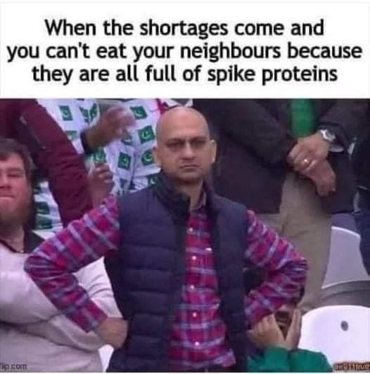 I like my proteins less spikey - meme