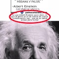Albert Einstein una vez dijo xd