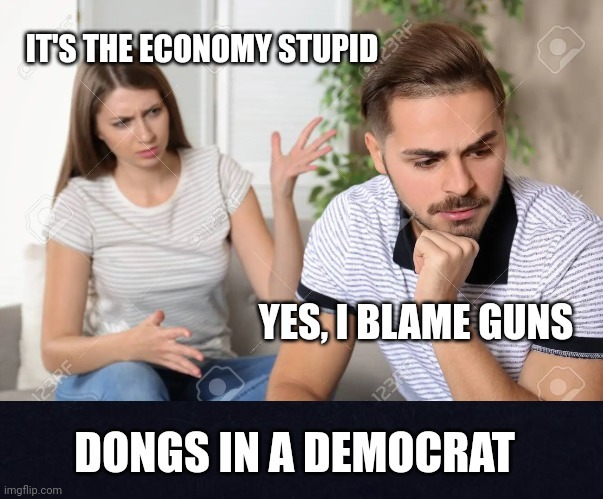 dongs in a democrat - meme