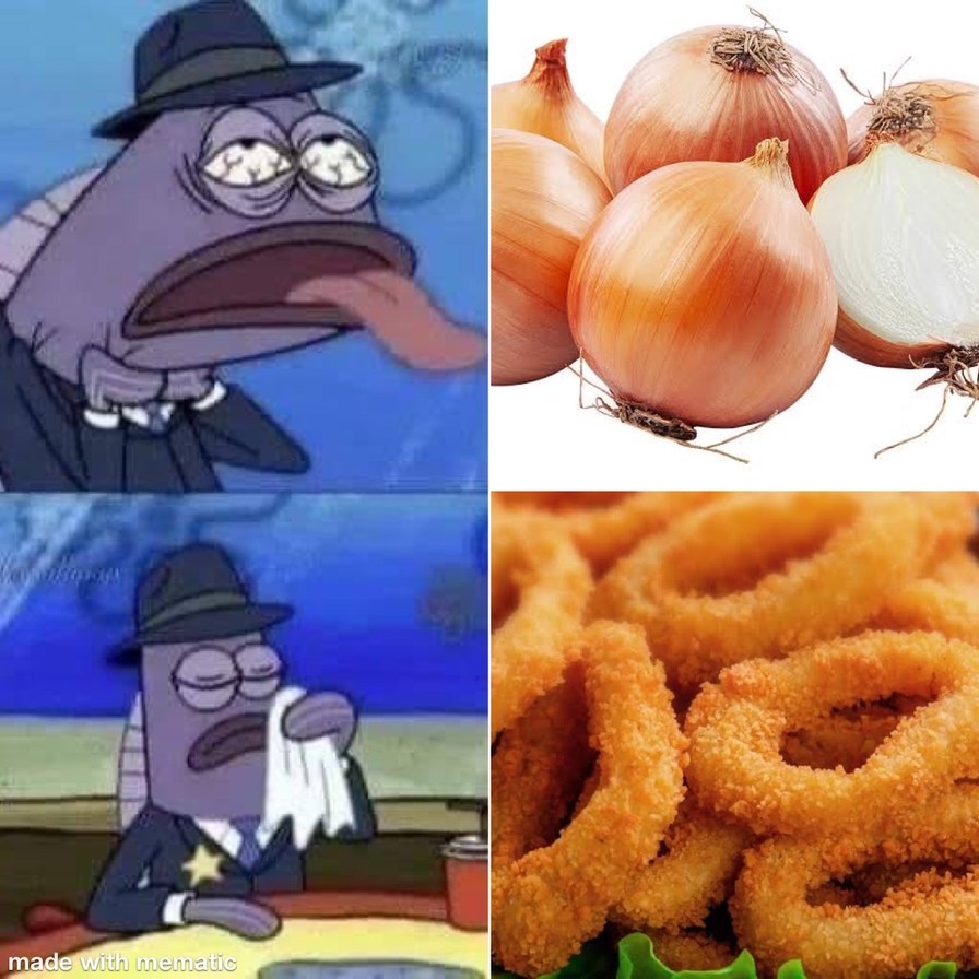 onion rings>>>>>>>>>>>> - meme