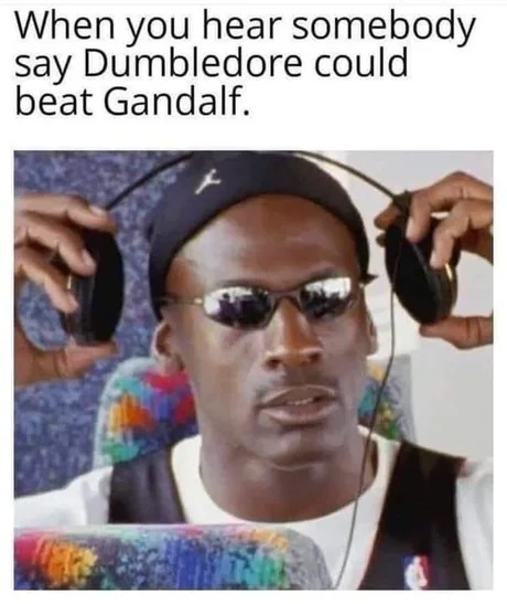 Dumbledore or Gandalf - meme