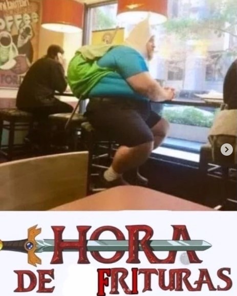 Hora de frituras - meme