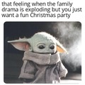 Christmas drama meme