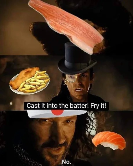 Funny sushi meme