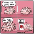 Bored brain gets sad