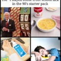 Sick in the 90s starter pack