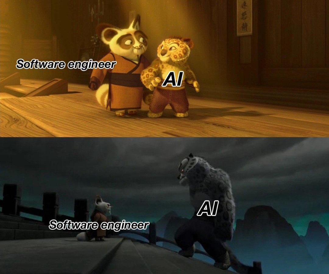 AI devs watching their own creations act up - meme