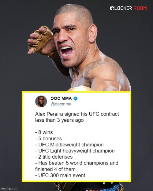 Alex Pereira UFC 303 meme