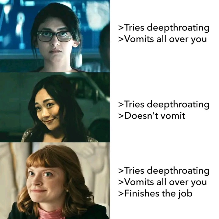 Tripality of woman - meme