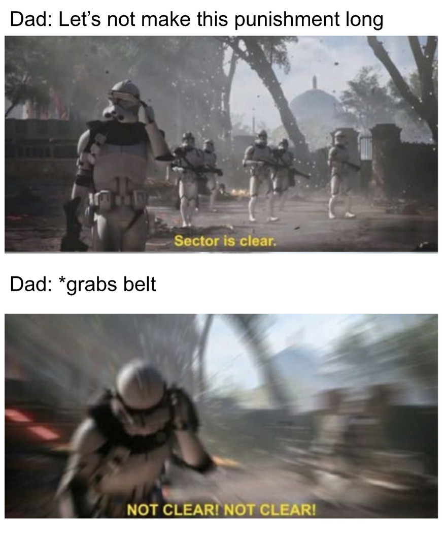 I always prefer a beating over getting grounded - meme