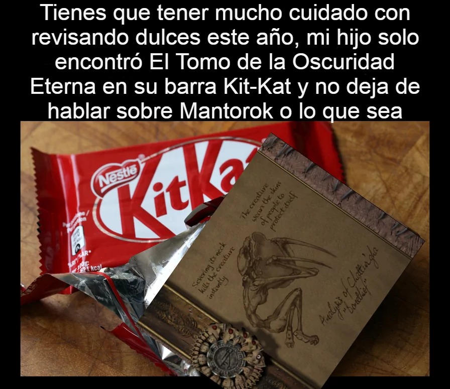 Kit Kat falso o  fake - meme