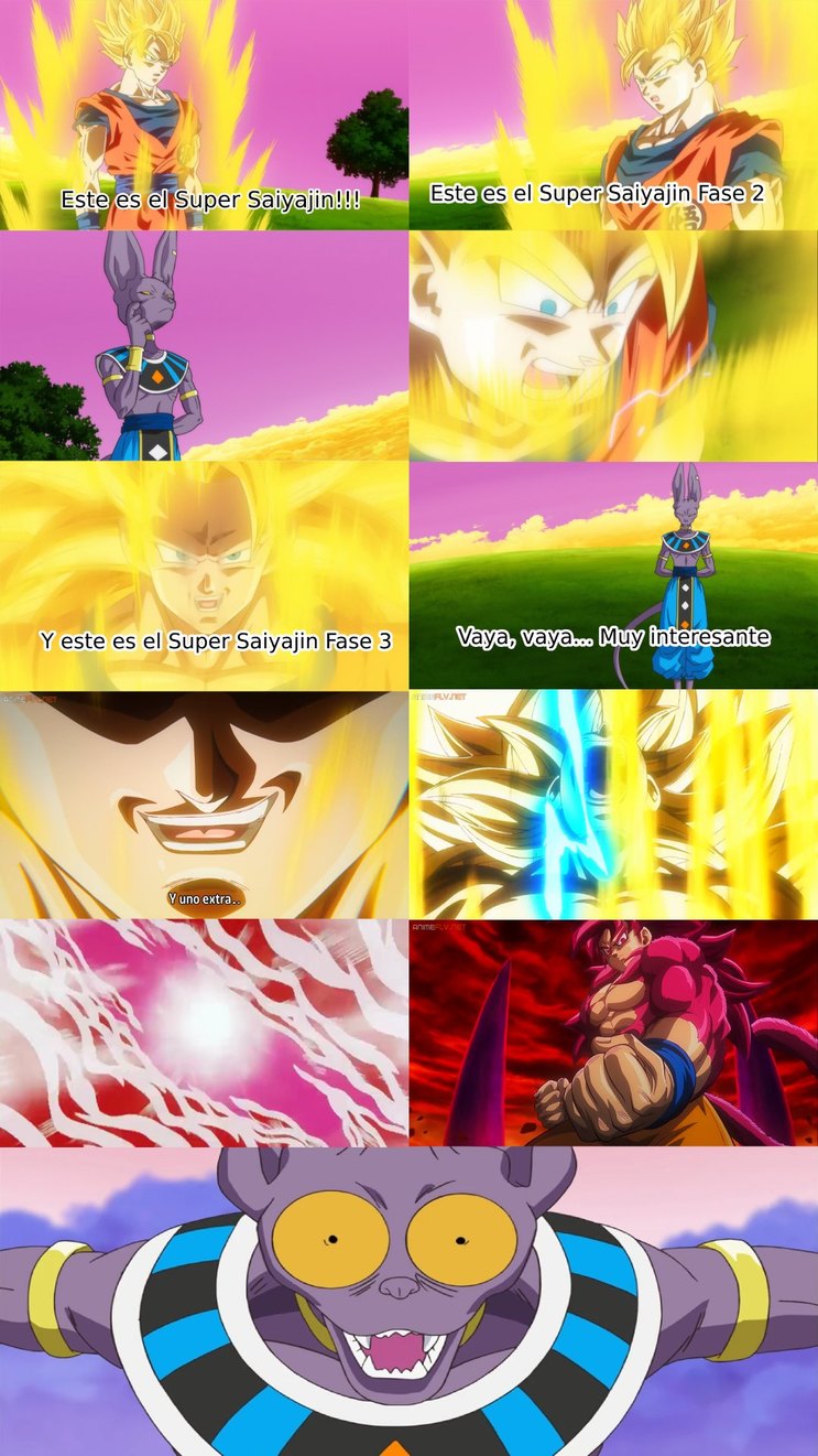 Ahora que dragon ball daima canonizó el Super Saiyajin 4 que pasaria si... - meme