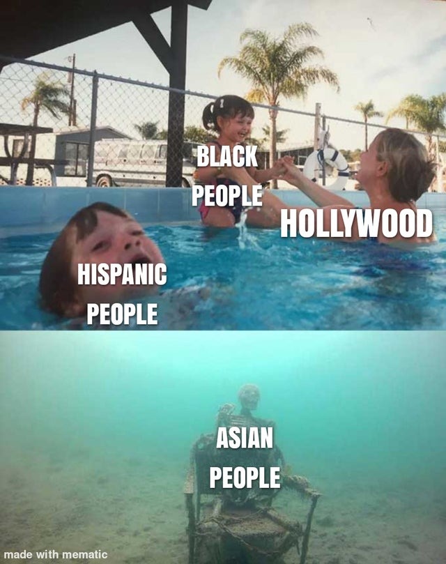 Diversity according to Hollywood - meme