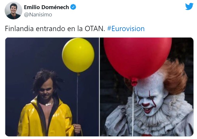 IT visto en eurovisión entrando en la OTAN - meme