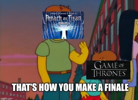 Attack on Titan series finale meme