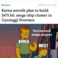 Korea is gonna build a mega chip cluster