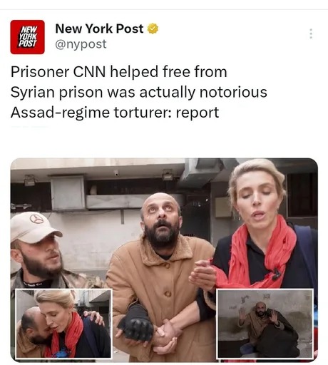 Prisoner CNN helped free from Syrian prison was actually notorious Assad-regime torturer - meme