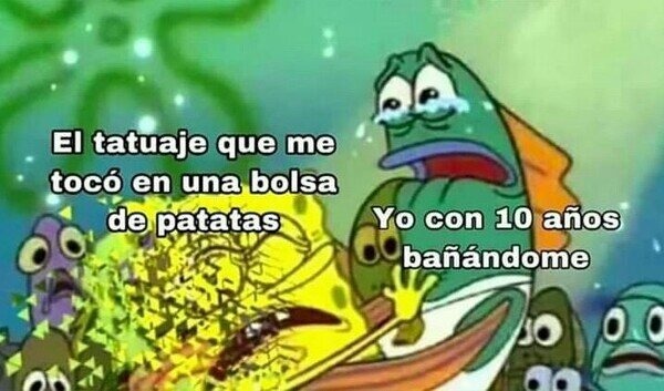 tatuaje meme nivel niño dios
