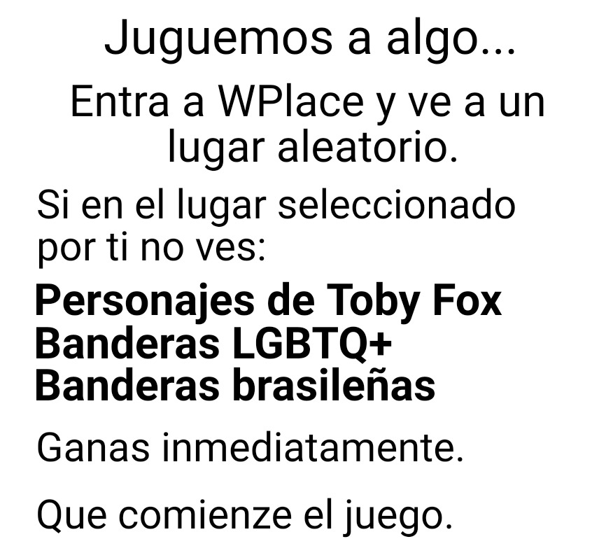 Un juego - meme