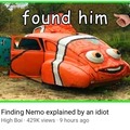 found him