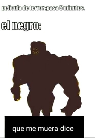 por negro... digo que? - meme