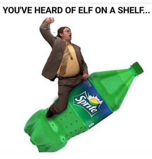 Dwight on a Sprite - meme