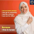 In some Arabic countries she could do that too, but probably not run for office