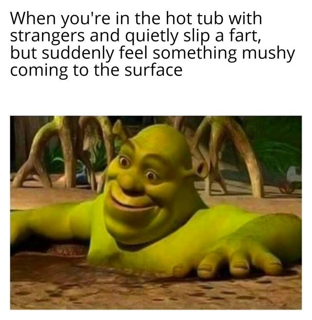 Nasty hot tub - meme