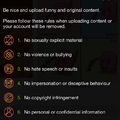 The joke is these rules, as nobody bloody follows them