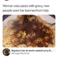 Karen is now banned from Italy