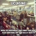 License everything