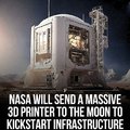 NASA invested $57.2 million to ICON, a 3D house printing company, with the ambitious objective of constructing structures on the moon.