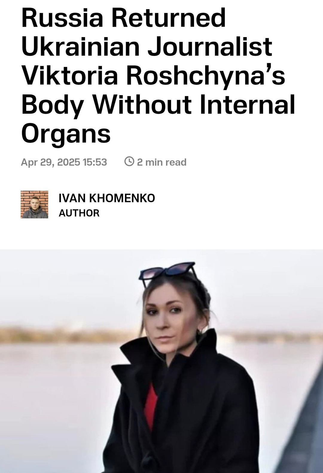 Russia returns journalist’s body without organs and nobody’s okay - meme