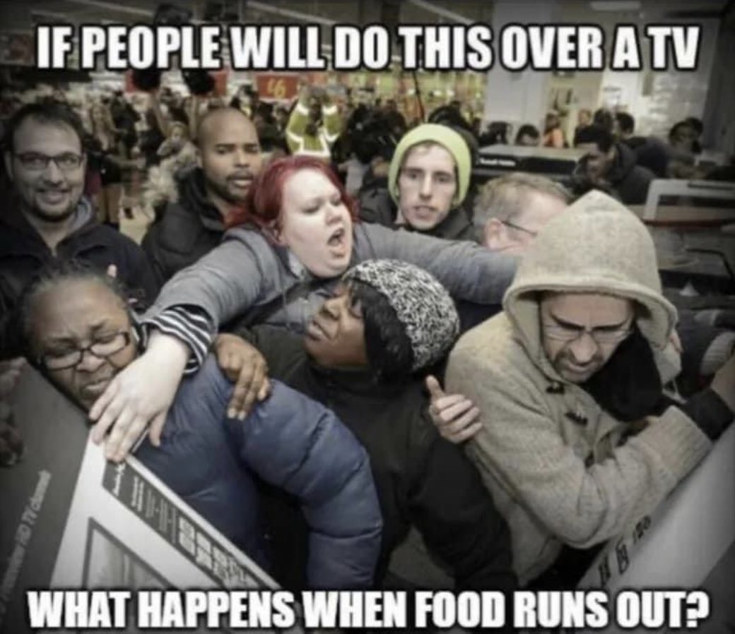 Severe food shortages are coming - meme