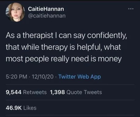 Therapist advice - meme