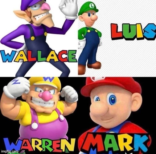 Cursed Mario bros - meme