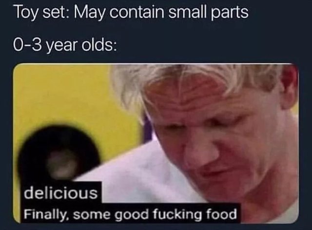 May contain small parts - meme